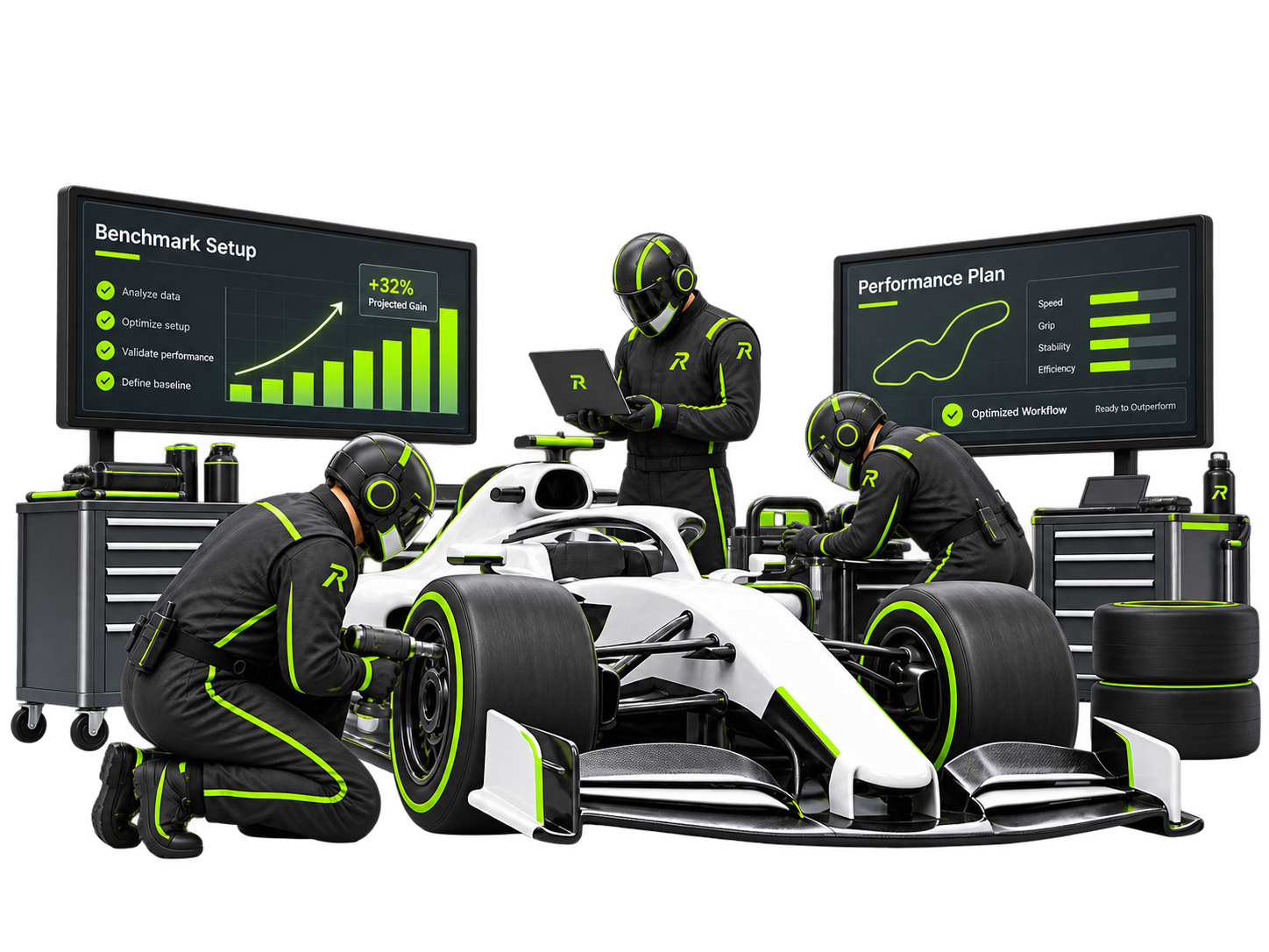 Build the Benchmark illustration