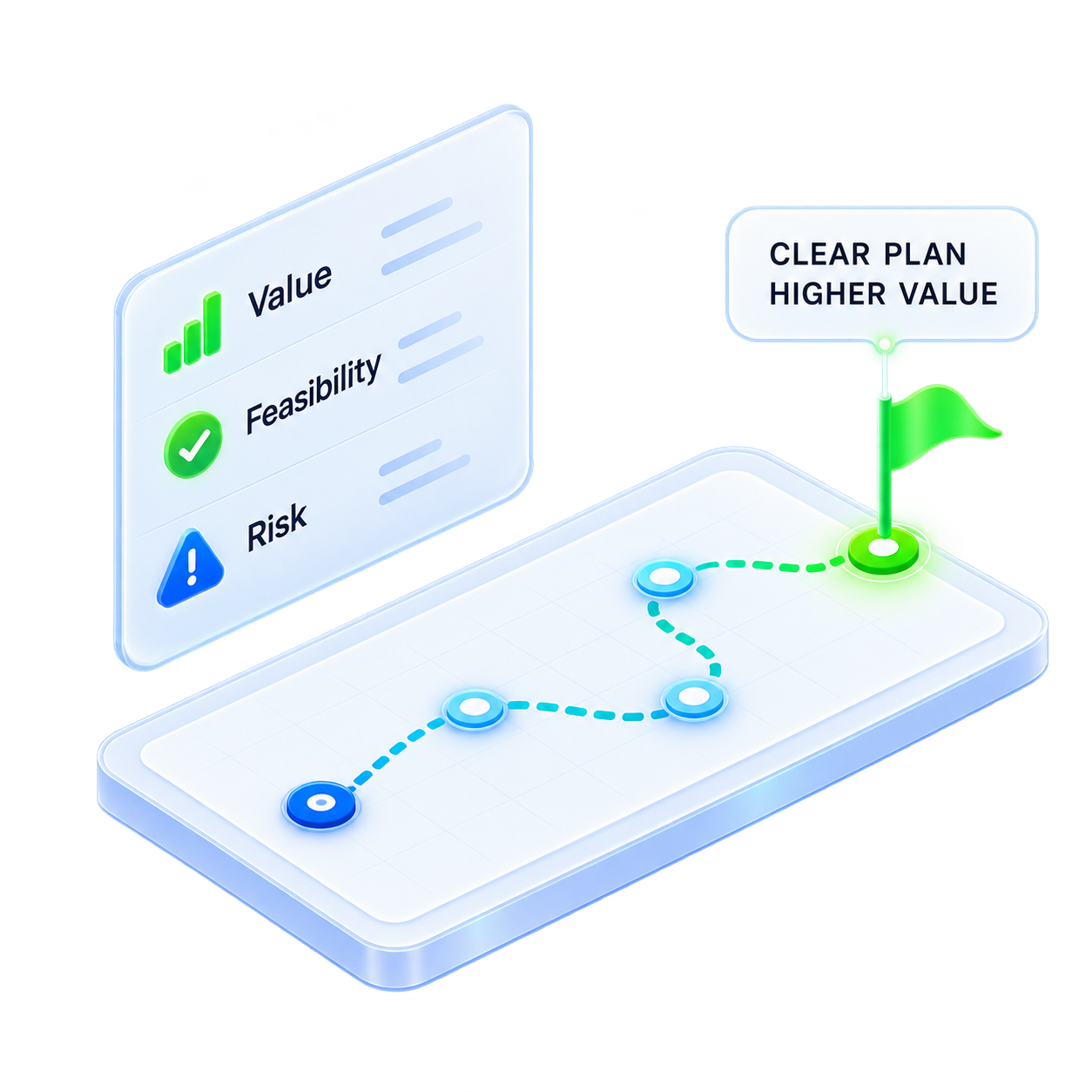 Chaos-to-Advantage Blueprint illustration