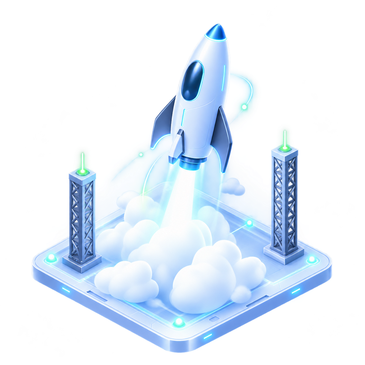 Chaos-to-Advantage Launch illustration